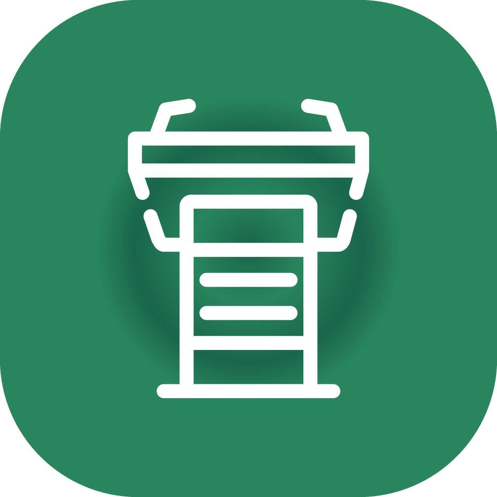 Tribune Creative Icon Design vector
