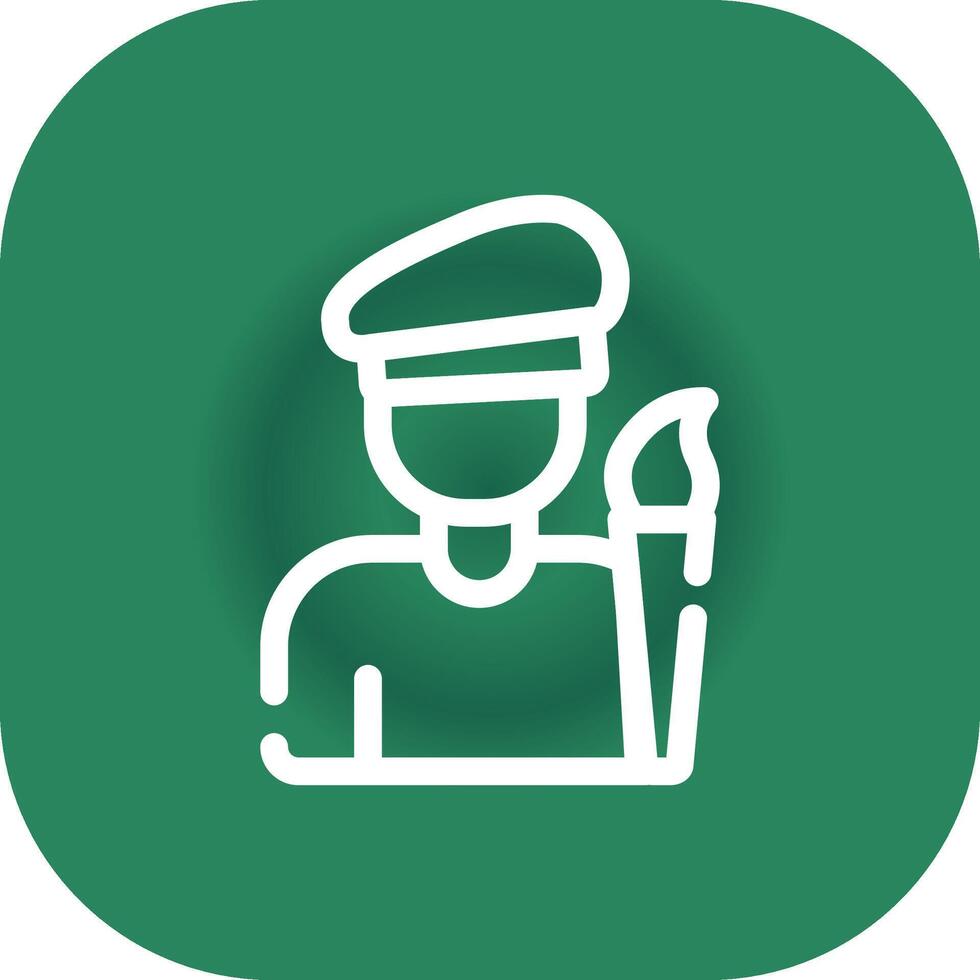 Artist Creative Icon Design vector