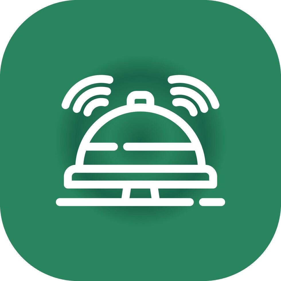 Reception Bell Creative Icon Design vector