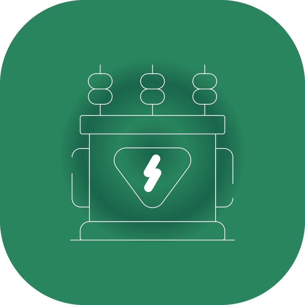 Power Transformer Creative Icon Design vector