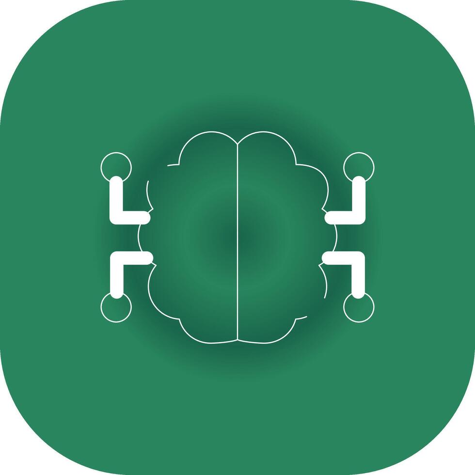 Neurons Circuit Creative Icon Design vector