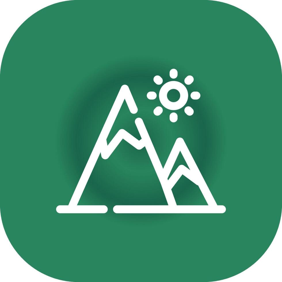 Mountain Creative Icon Design vector