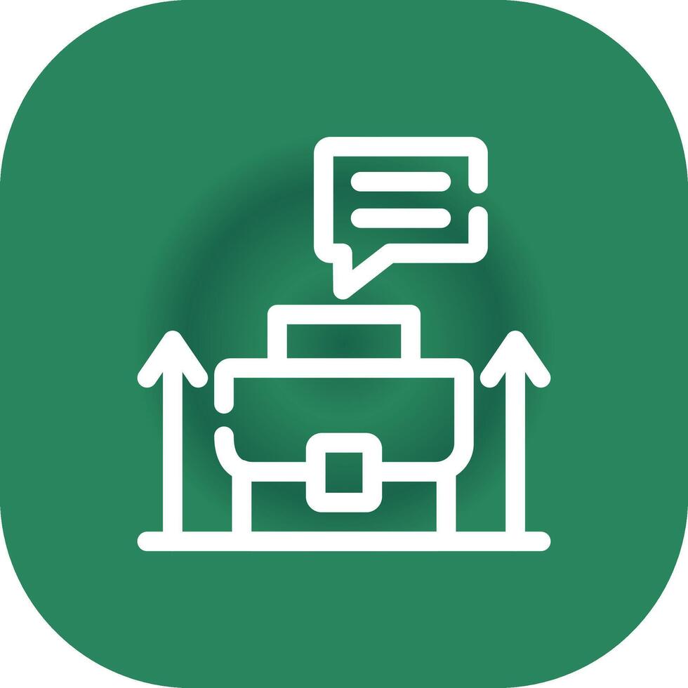 Job Promotion Creative Icon Design vector