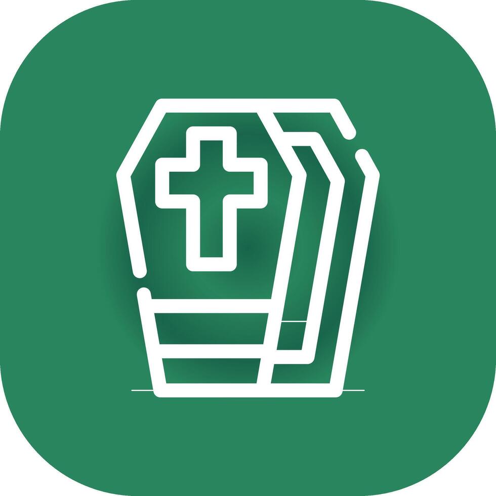 Coffin Creative Icon Design vector