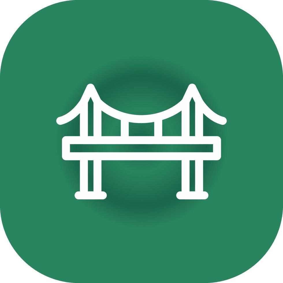 Bridge Creative Icon Design vector