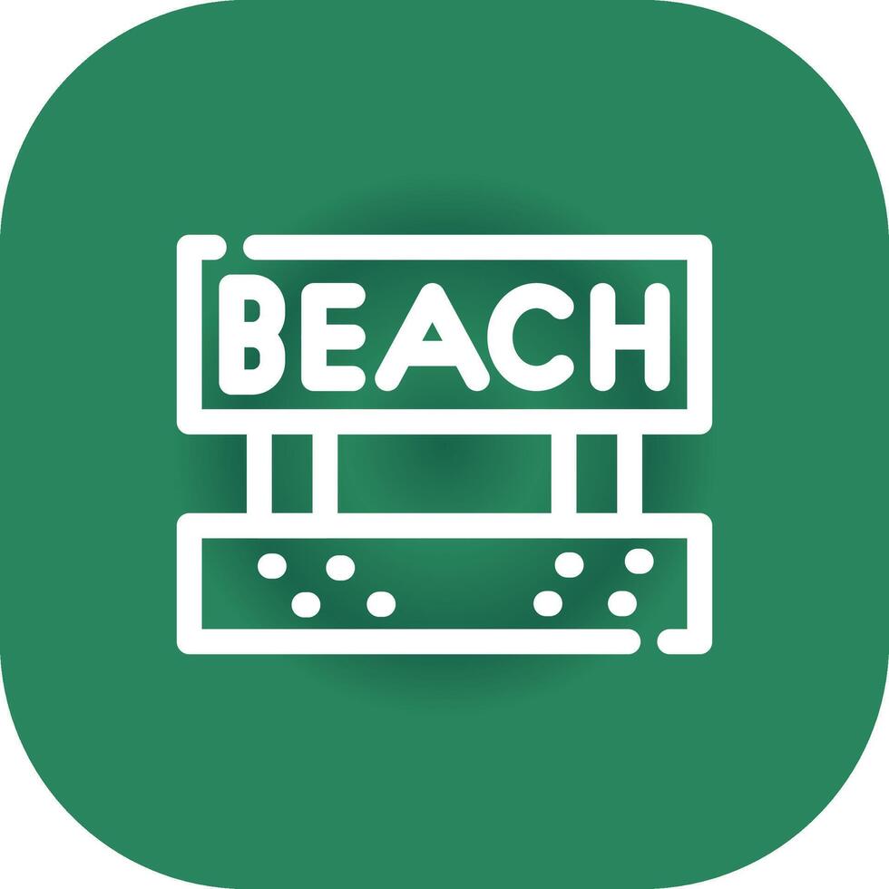 Beach Creative Icon Design vector