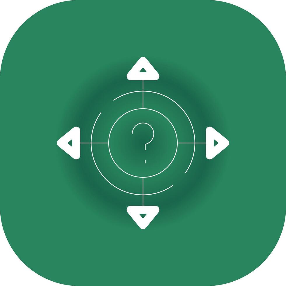 Glyph Gradient Circle Design vector