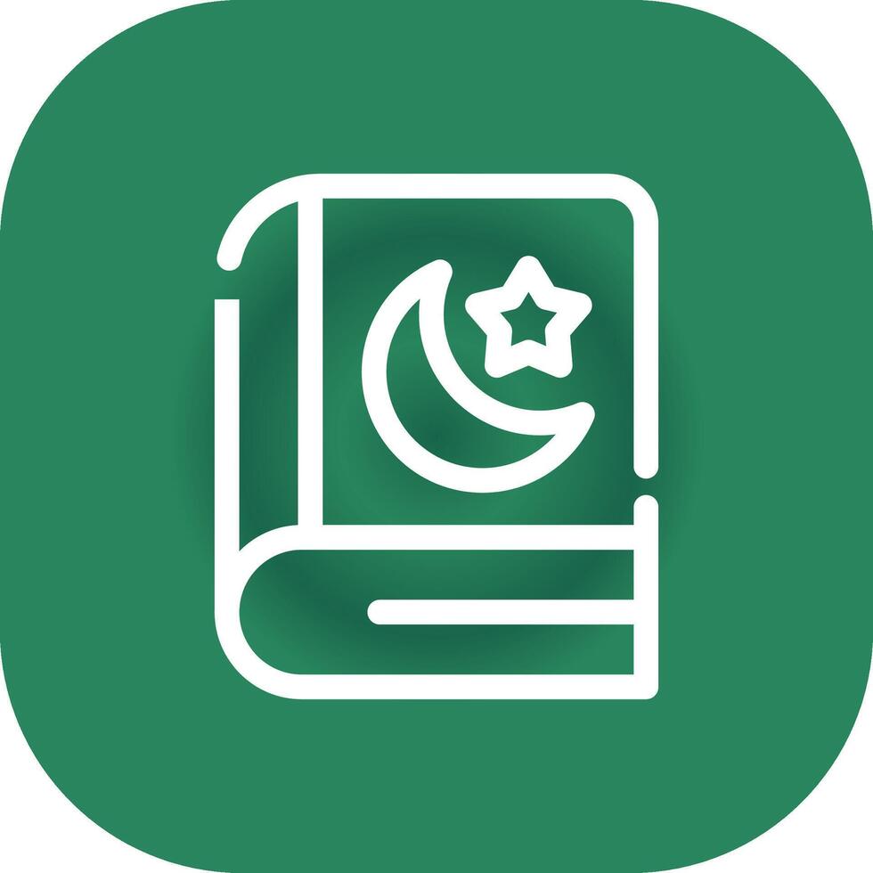 diseño de icono creativo de quran vector