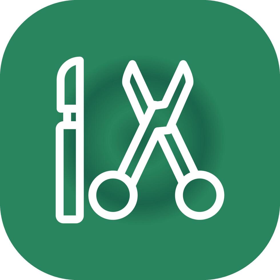 Surgery Creative Icon Design vector