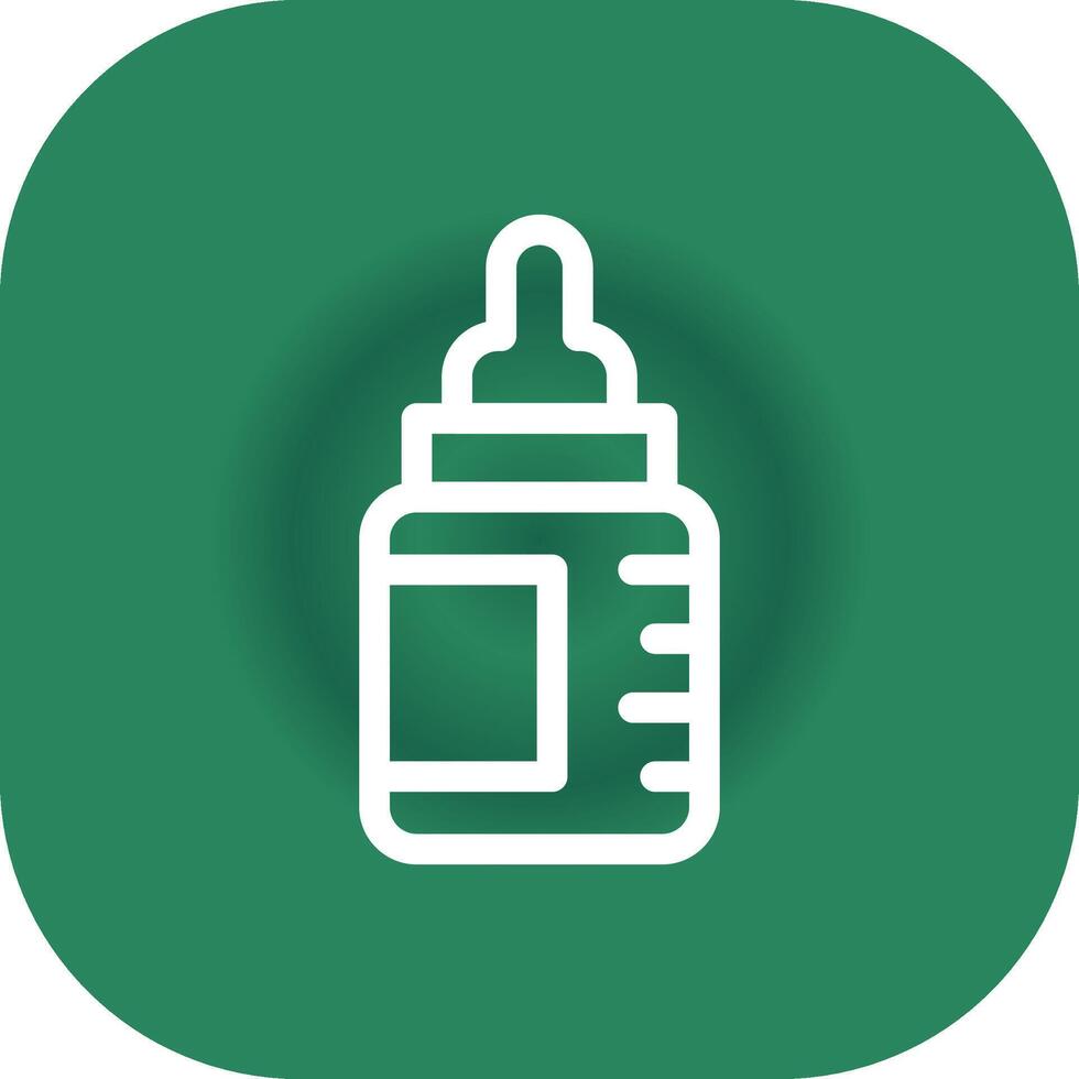 Feeding Bottle Creative Icon Design vector