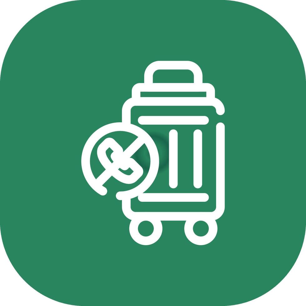 Contactless Travel Creative Icon Design vector