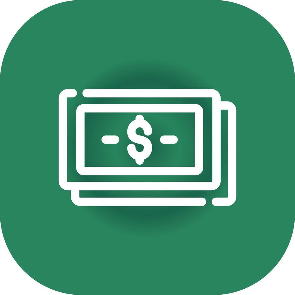 Banknotes Creative Icon Design vector