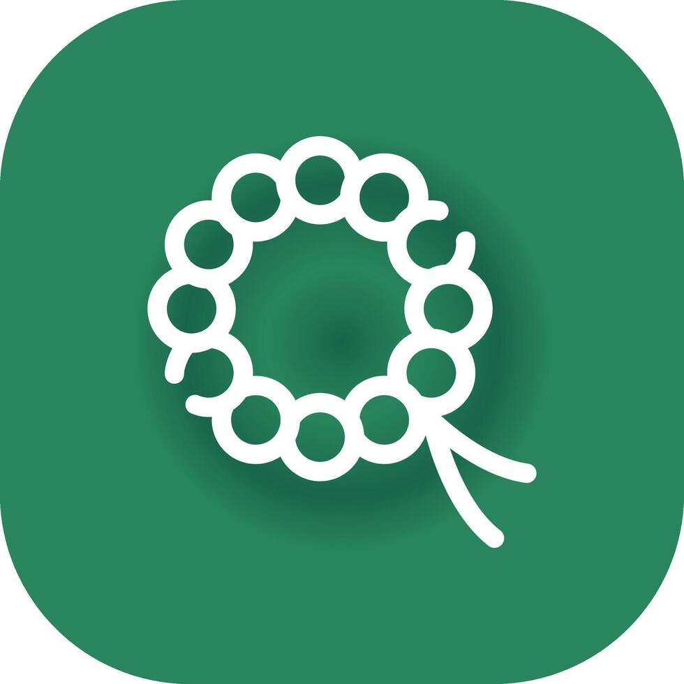Rosary Creative Icon Design vector