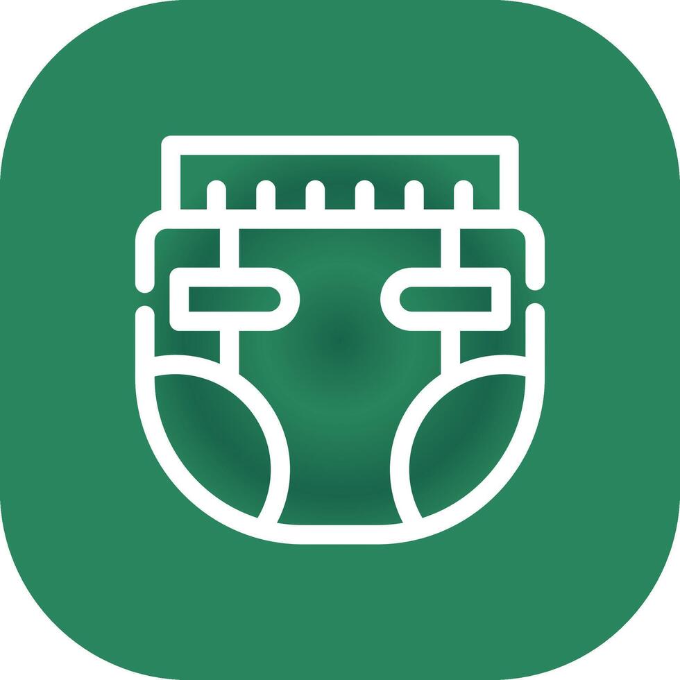 Diaper Creative Icon Design vector