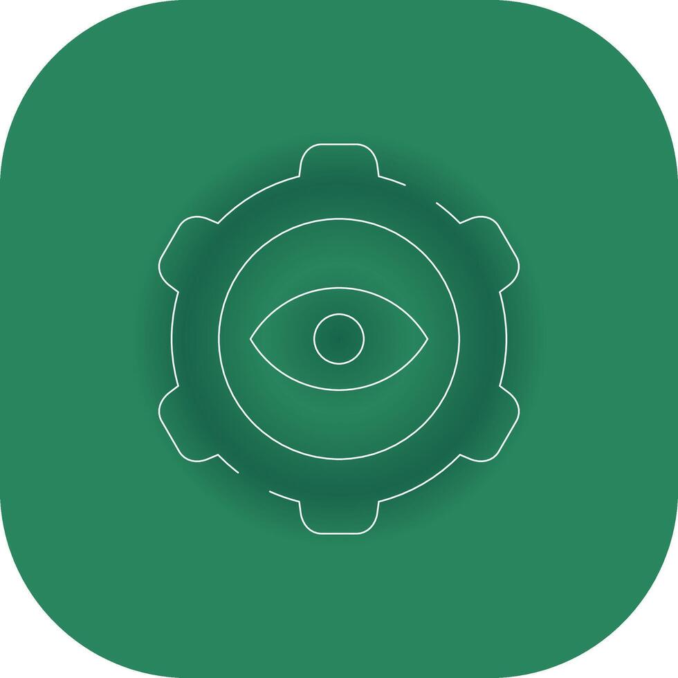 Eye Setting Creative Icon Design vector