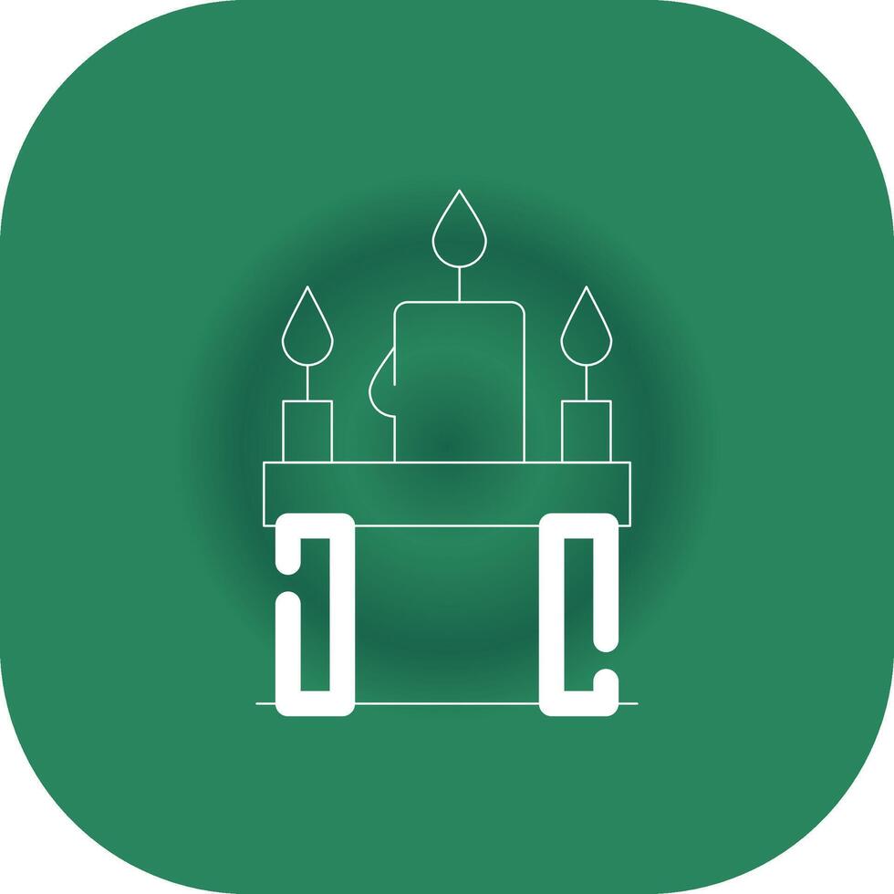 Candles Creative Icon Design vector