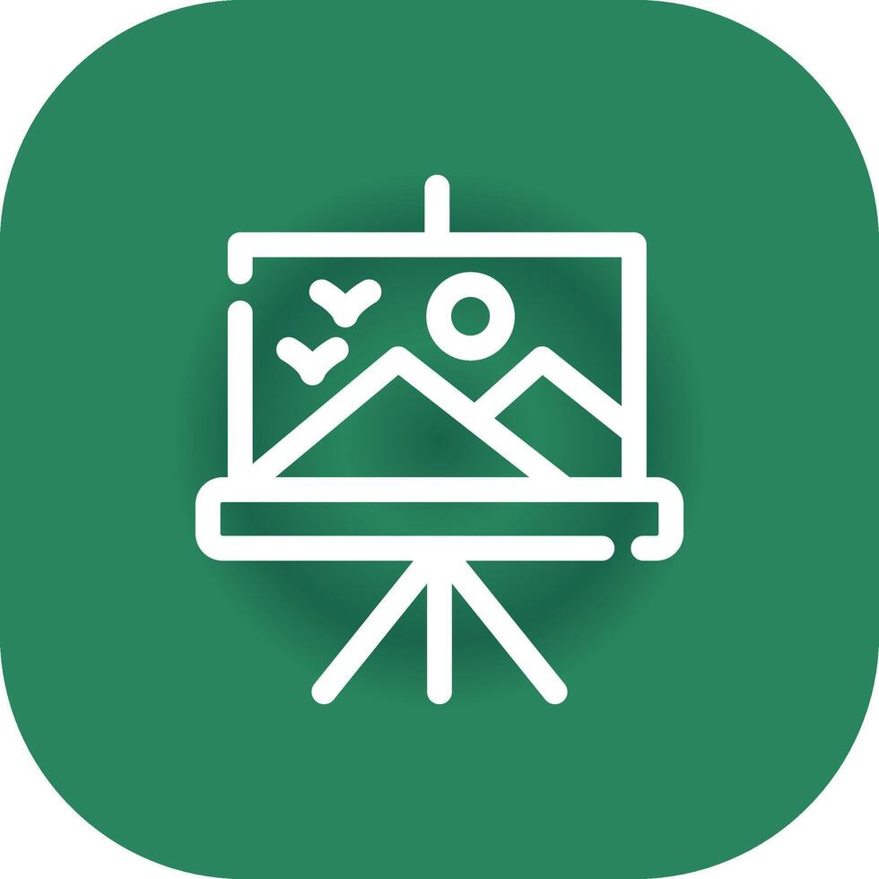 Canvas Creative Icon Design vector