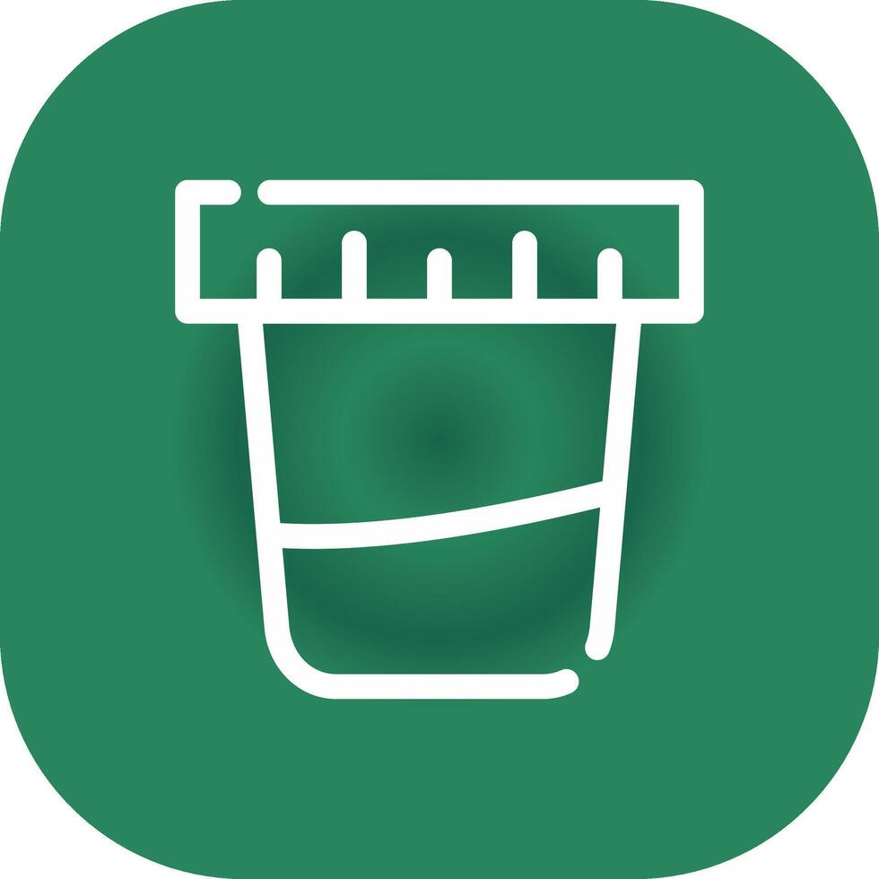 Urine Test Creative Icon Design vector