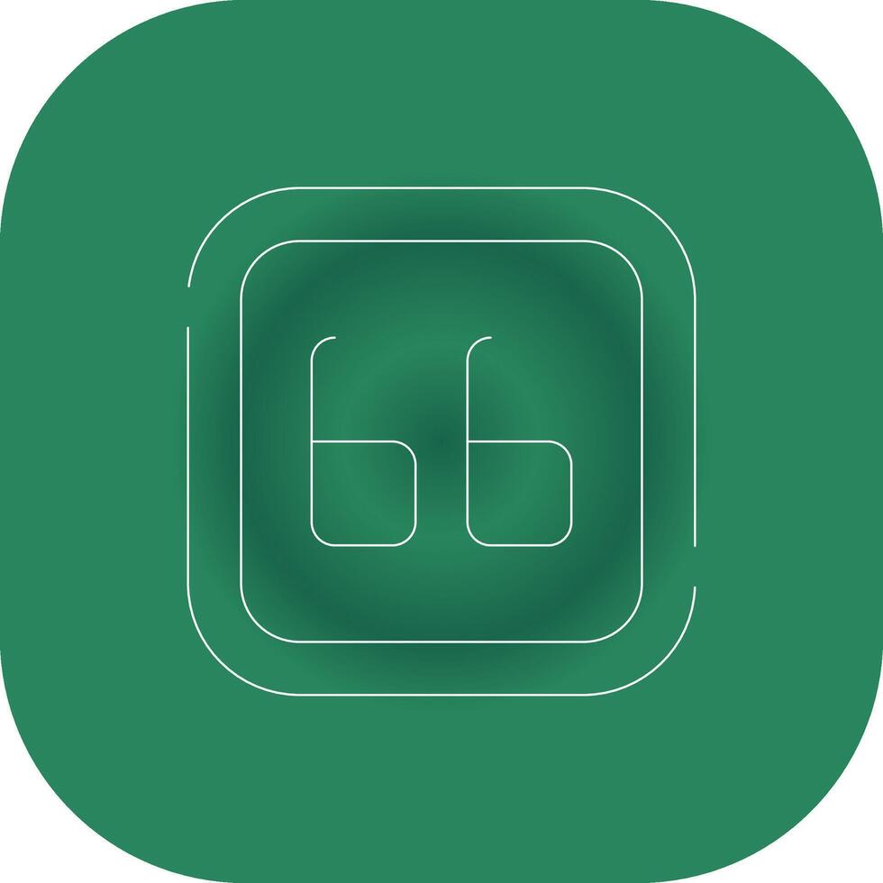 Quotation Creative Icon Design vector