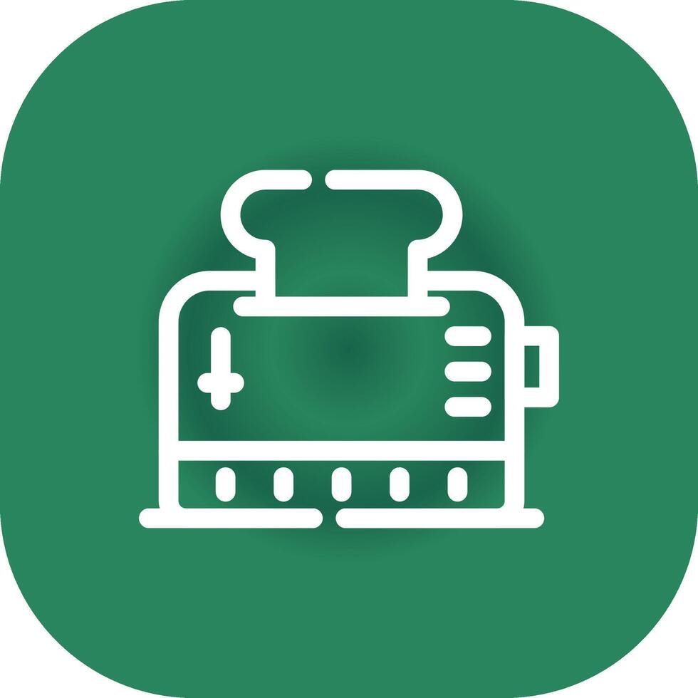 Toaster Creative Icon Design vector