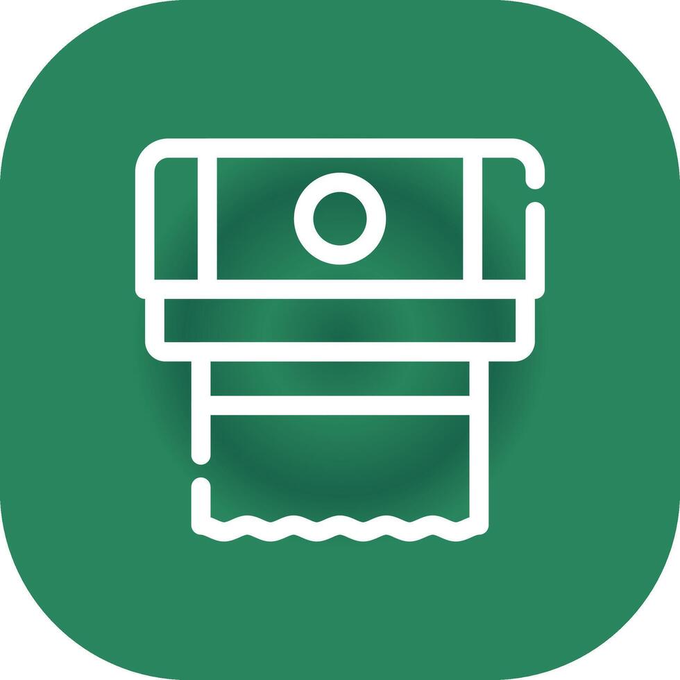 Paper Towel Creative Icon Design vector