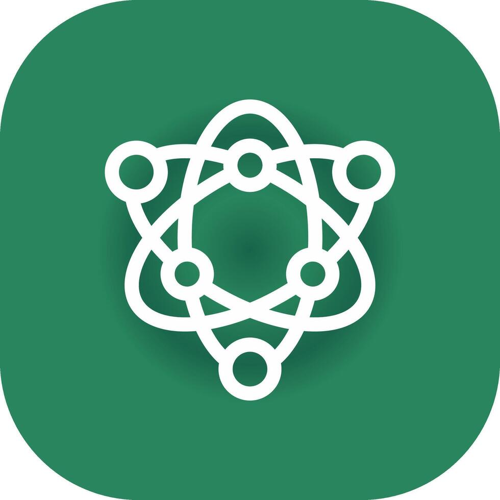 Atom Creative Icon Design vector