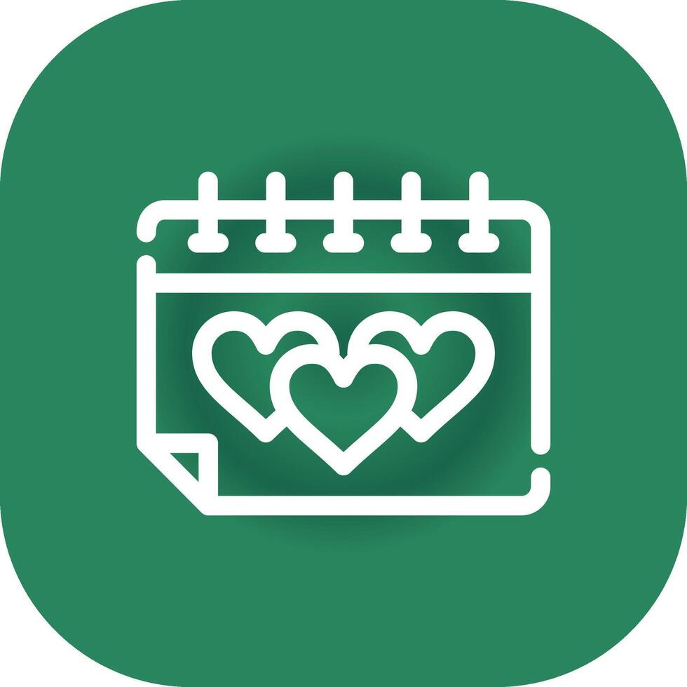 Wedding Day Creative Icon Design vector