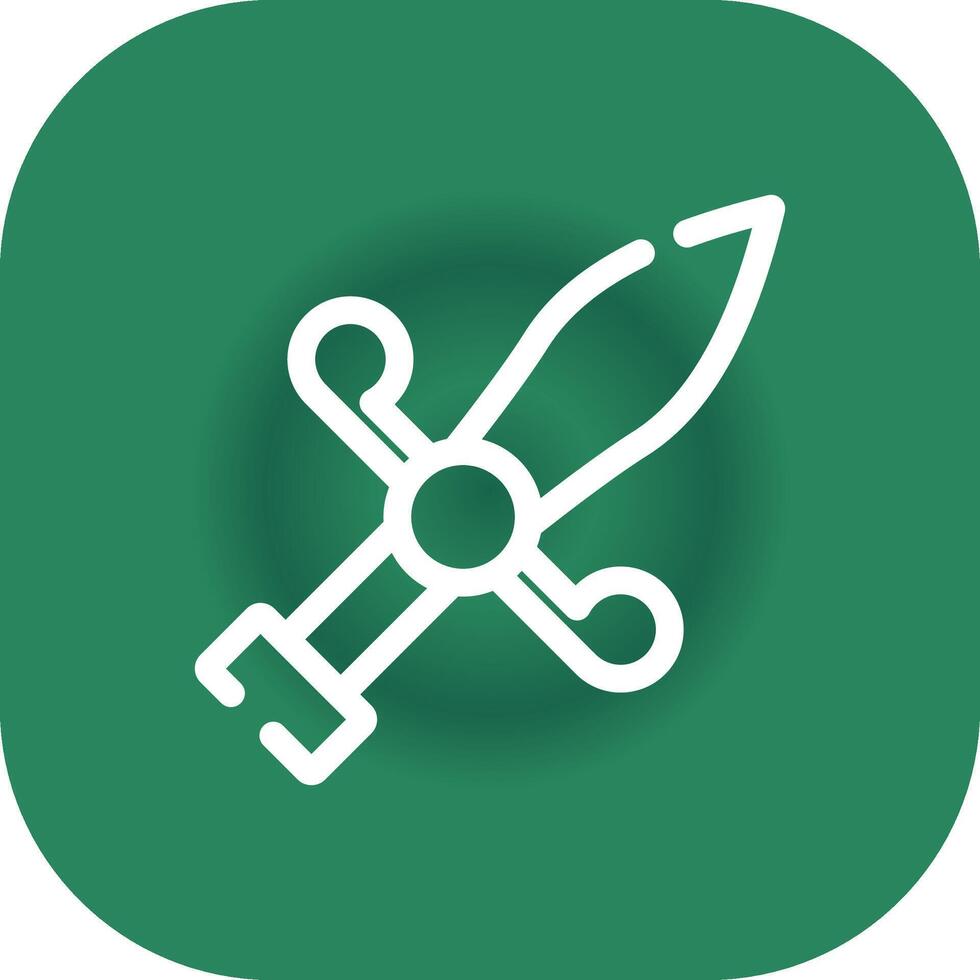 Dagger Creative Icon Design vector