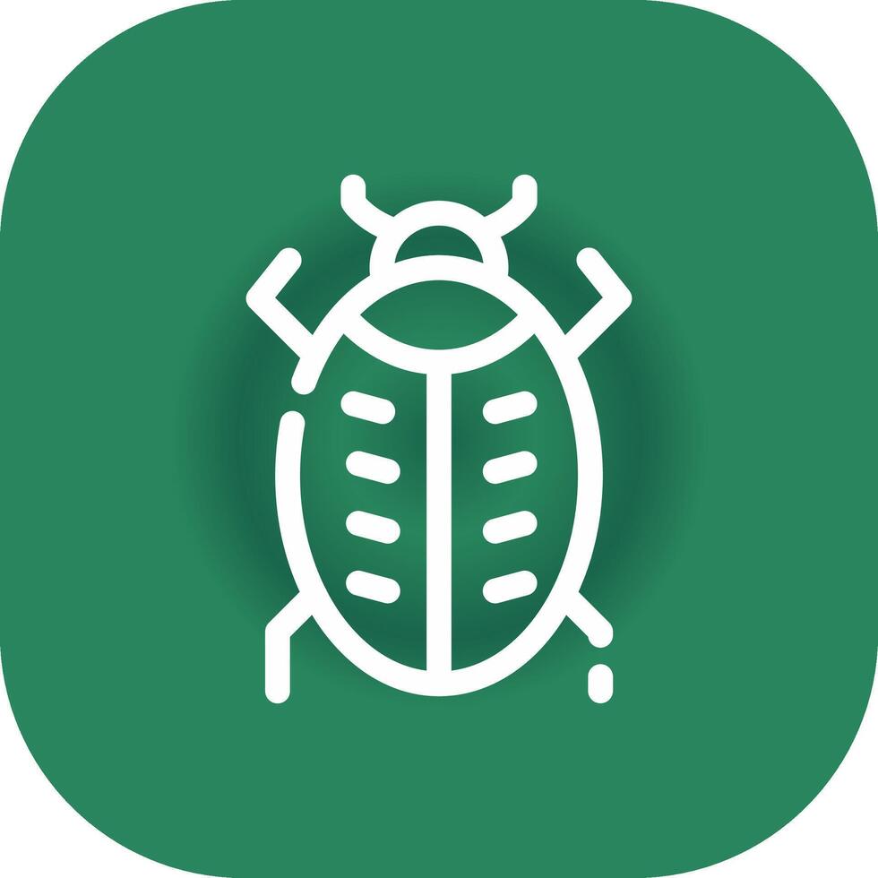 Bug Creative Icon Design vector