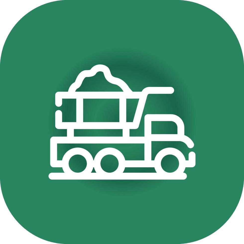 Dump Truck Creative Icon Design vector