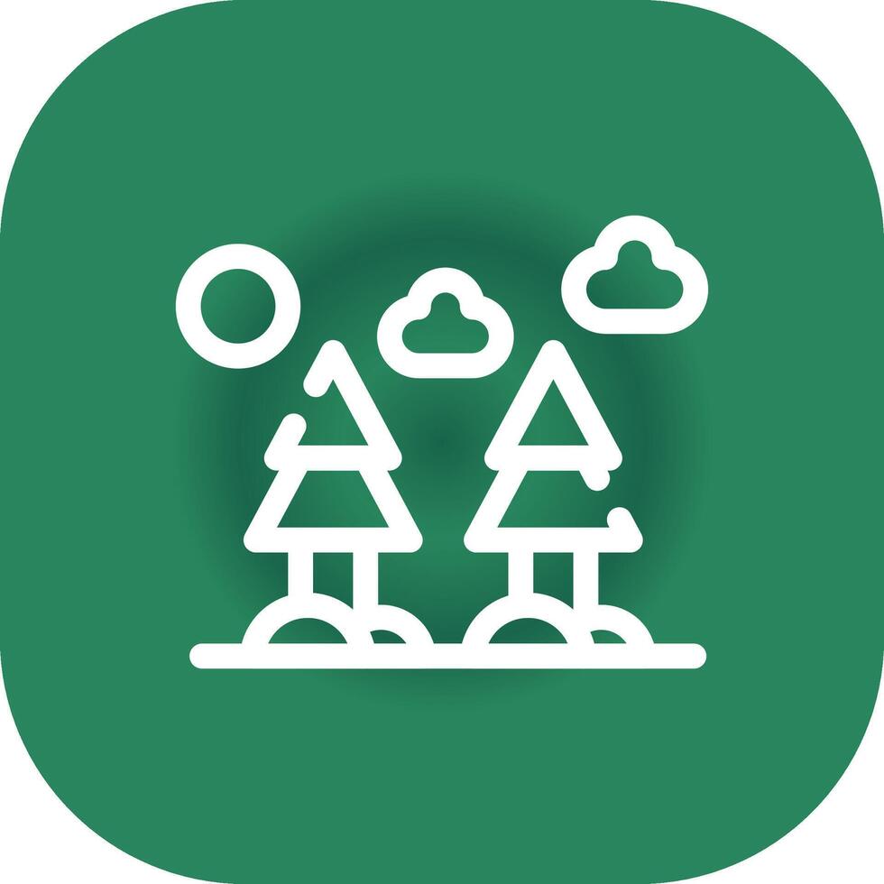 Forest Creative Icon Design vector