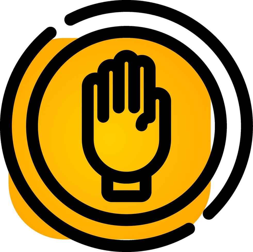 Stop Creative Icon Design vector