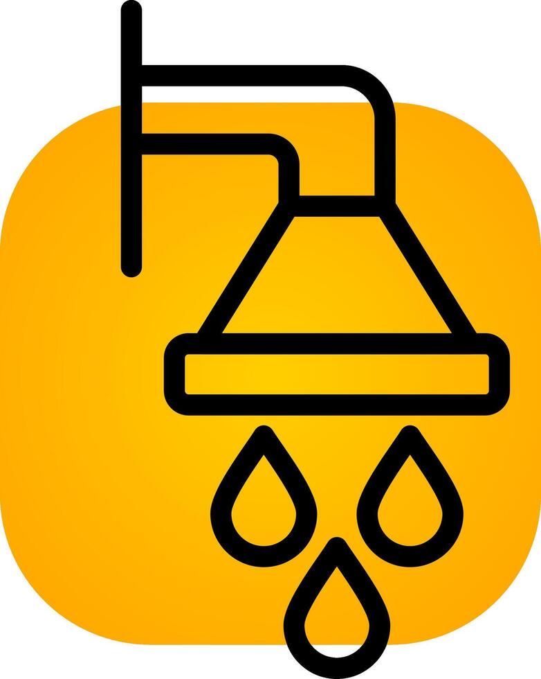 Shower Creative Icon Design vector
