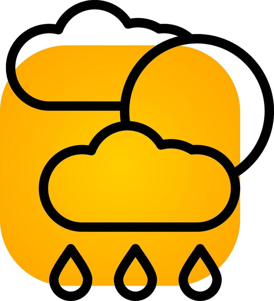 Weather Forecast Creative Icon Design vector