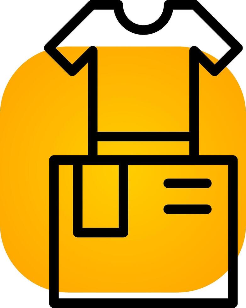 Clothes Box Creative Icon Design vector