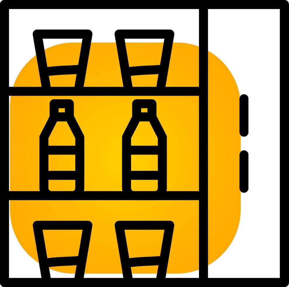 Vending Machine Creative Icon Design vector