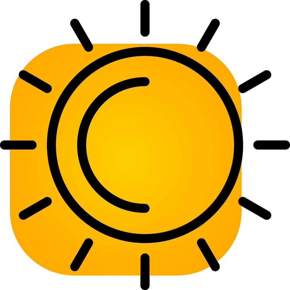 Sun Creative Icon Design vector