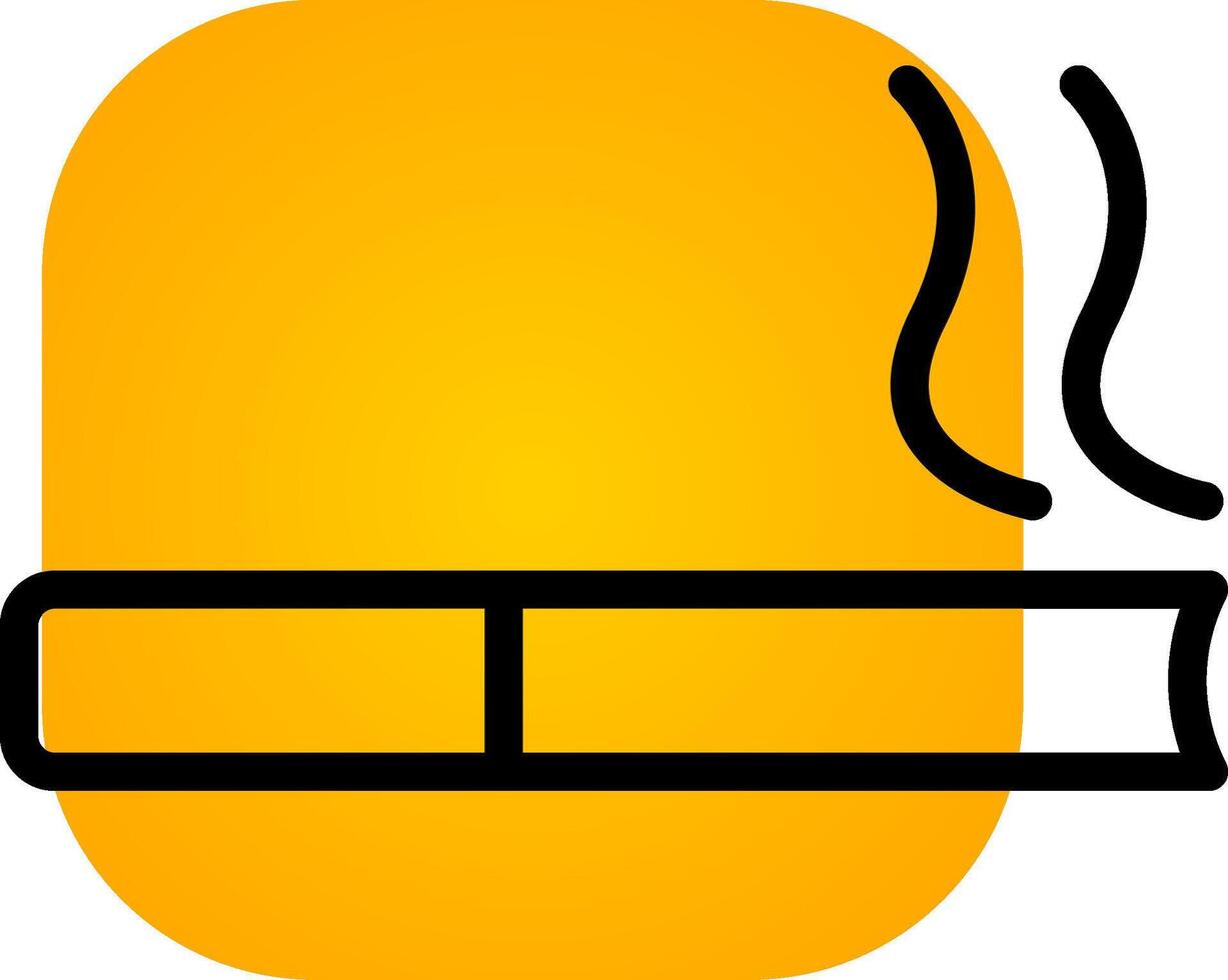 Cigarette Creative Icon Design vector
