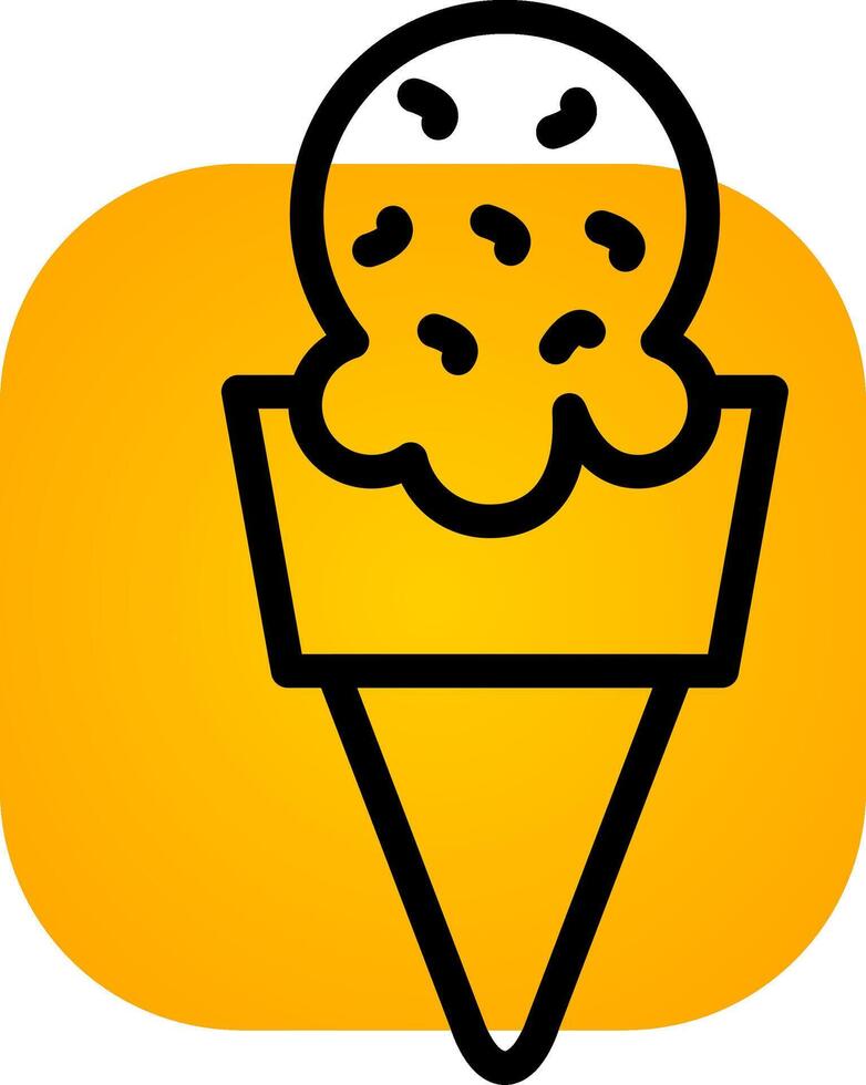 Ice Cream Creative Icon Design vector