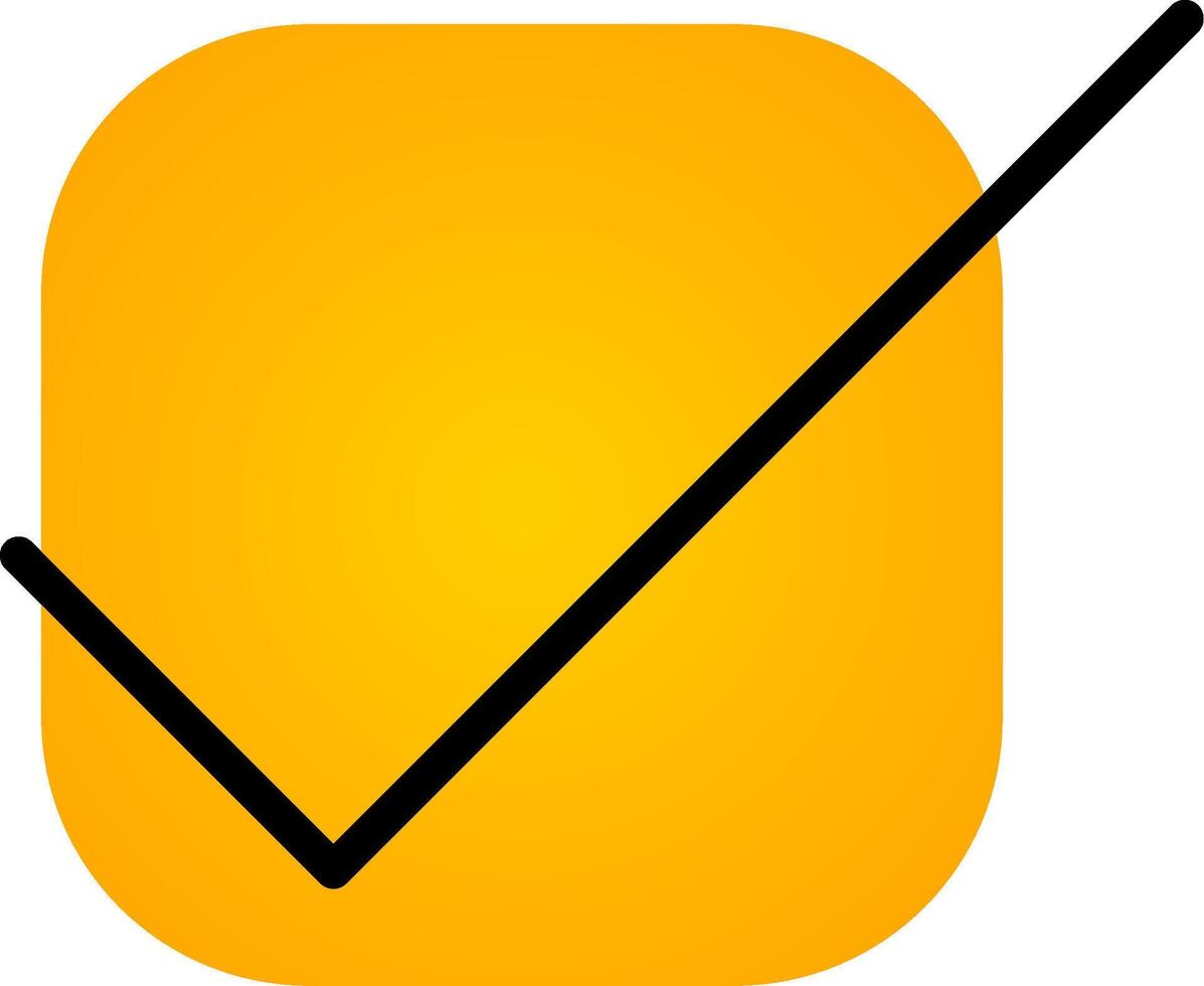 Tick Creative Icon Design vector