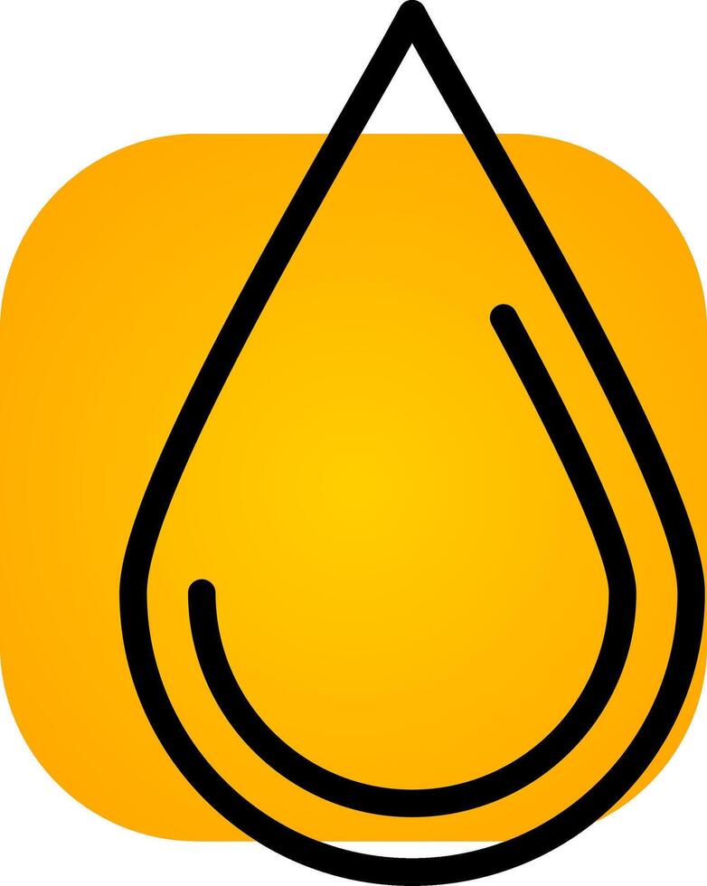Water Drop Creative Icon Design vector