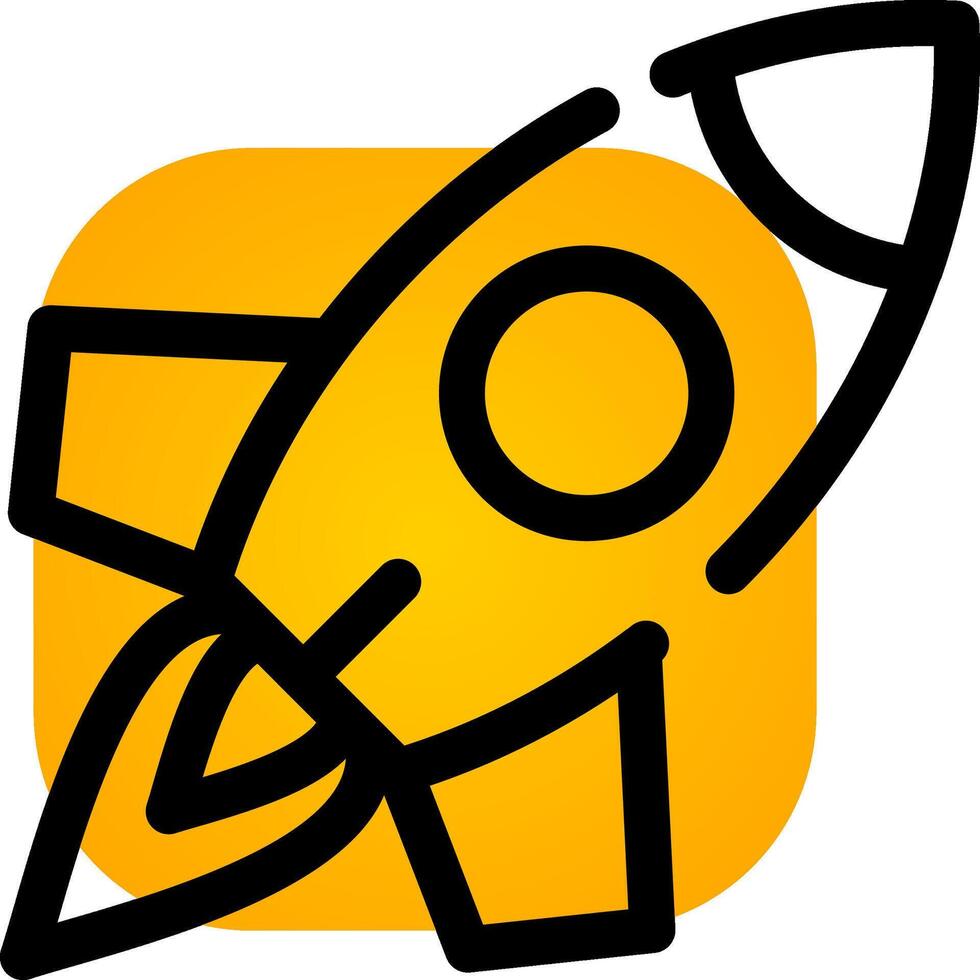 Rocket Creative Icon Design vector