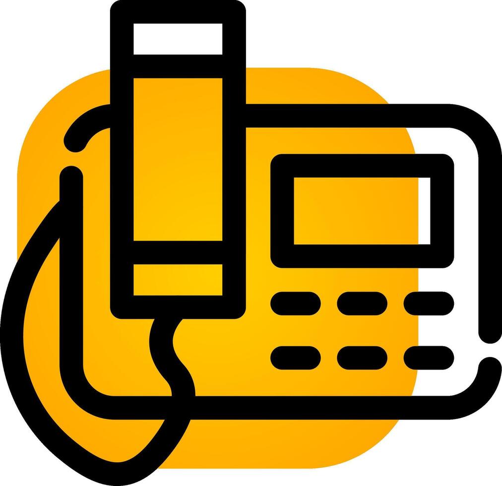 Telephone Creative Icon Design vector