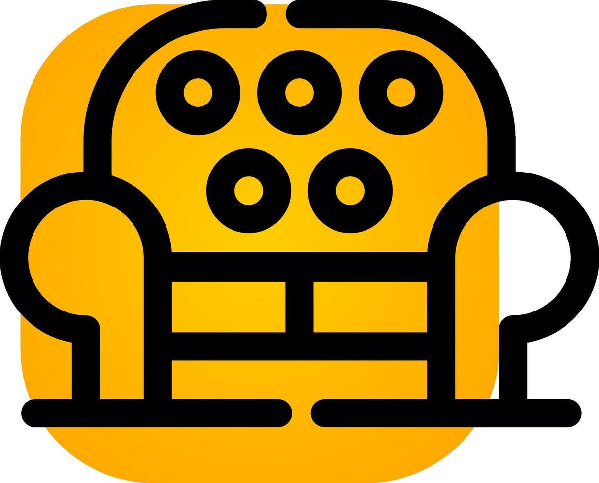 Sofa Creative Icon Design vector