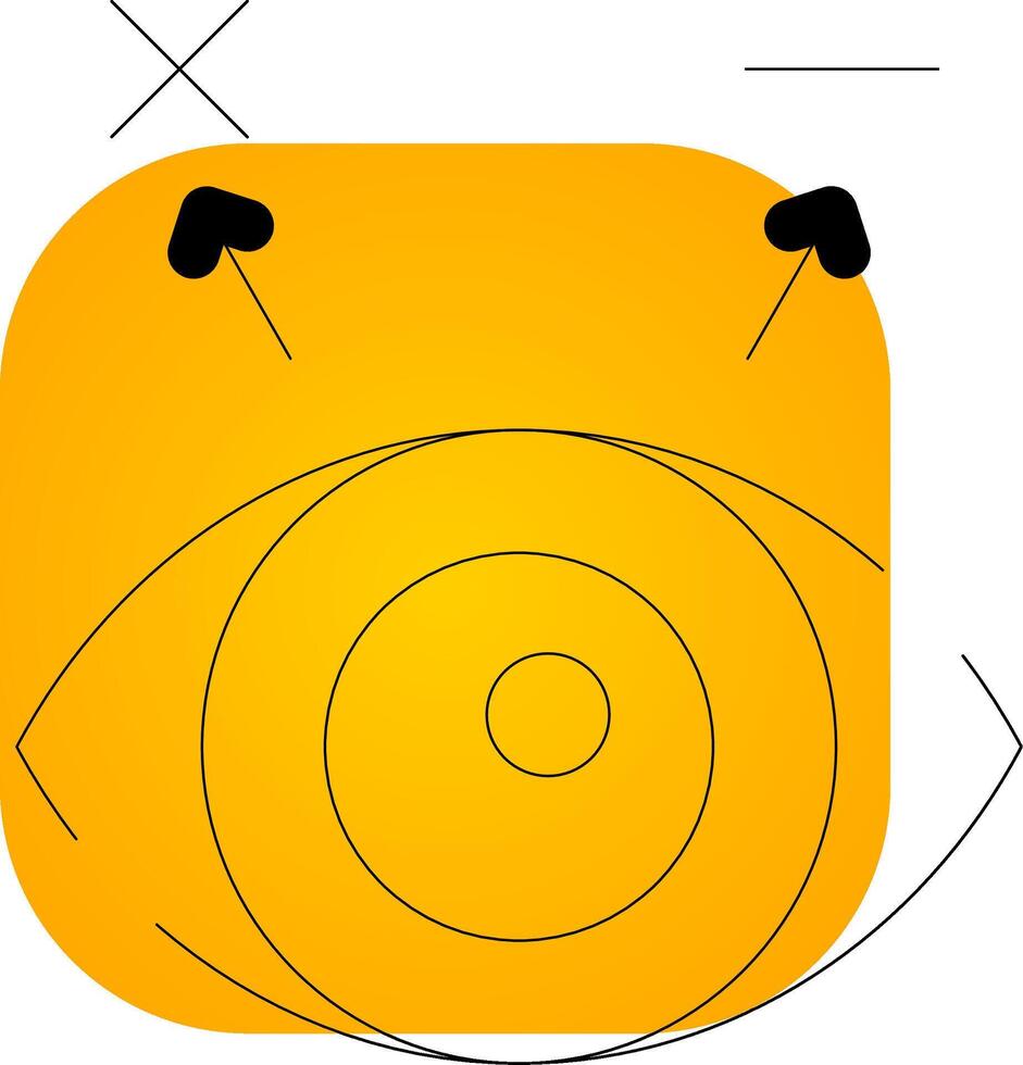 Stereo Vision Creative Icon Design vector