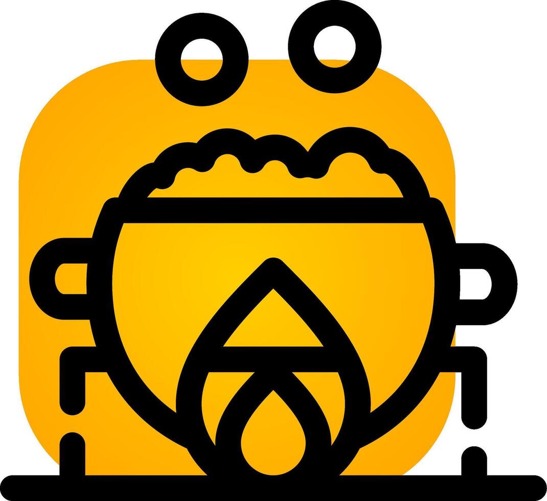 Cauldron Creative Icon Design vector