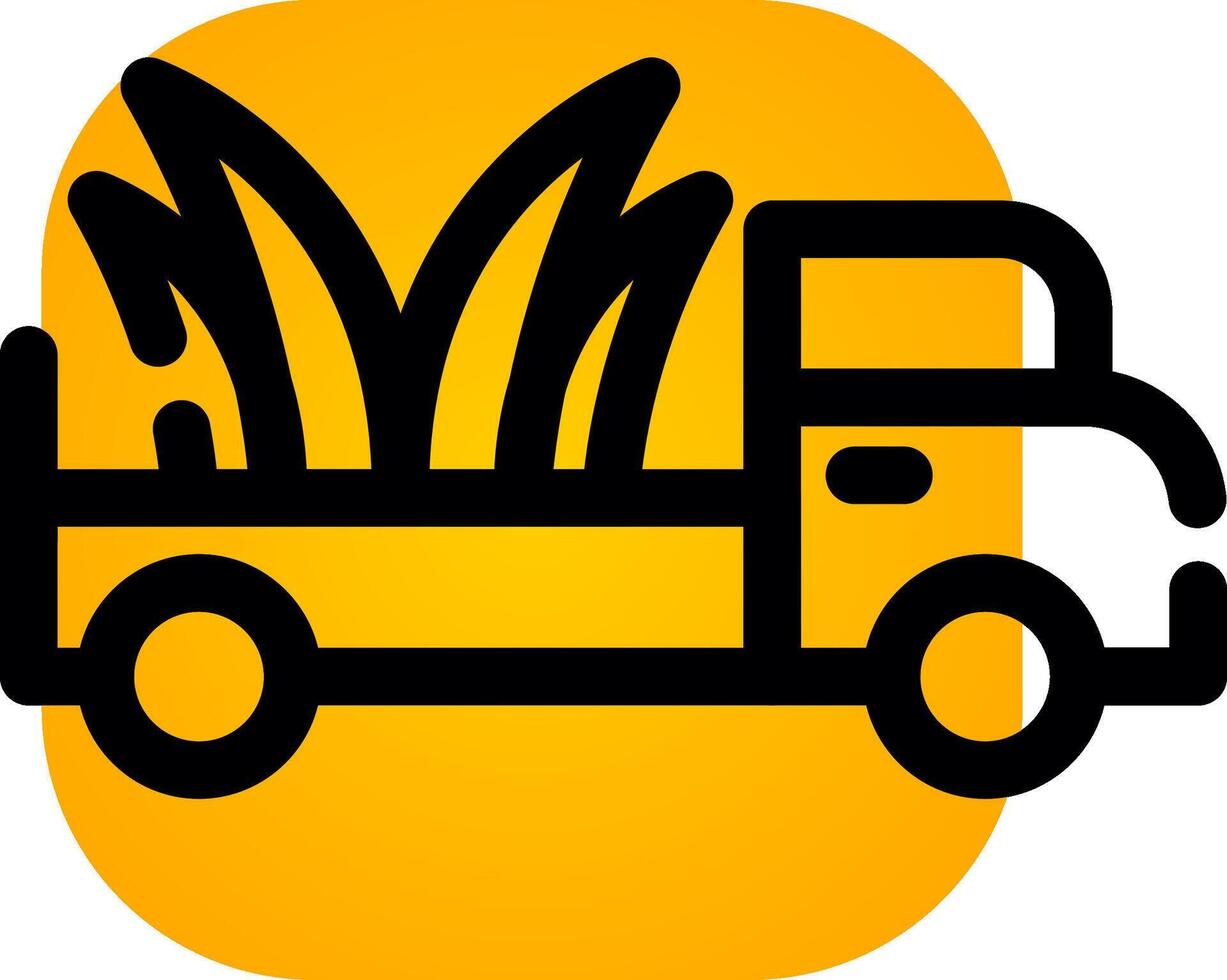 Delivery Truck Creative Icon Design vector