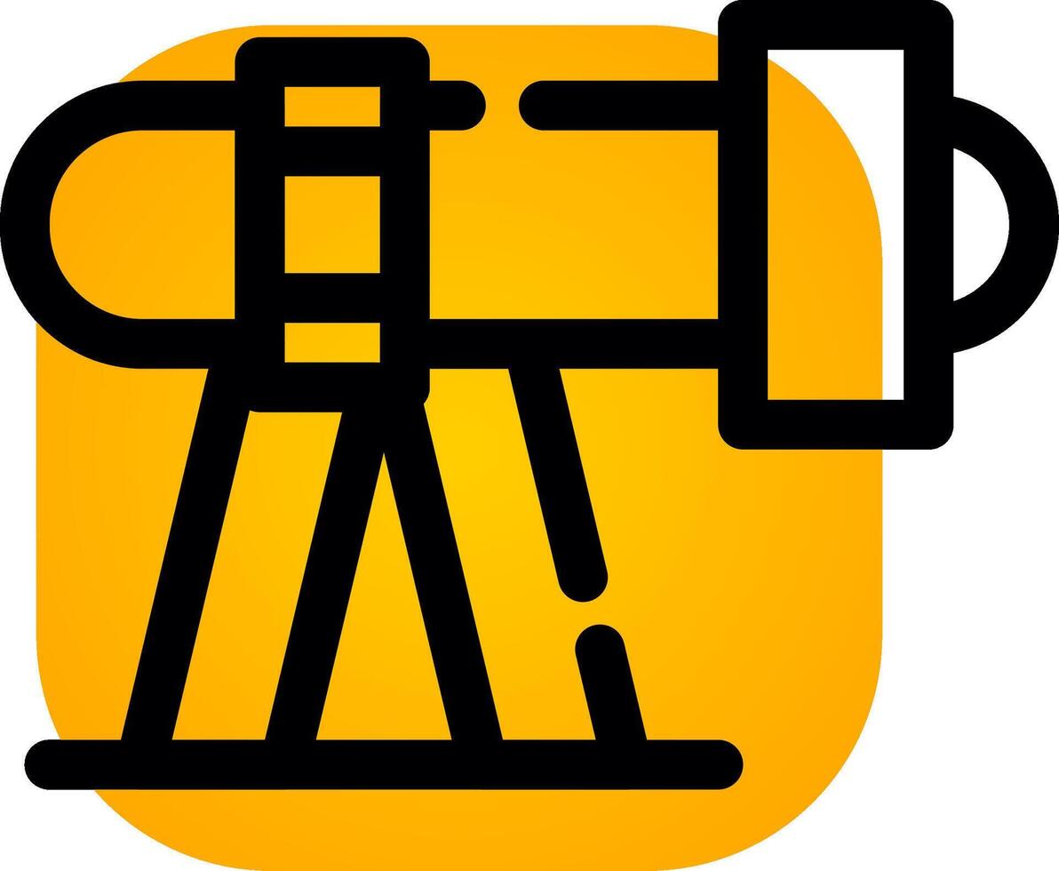 Binocular Creative Icon Design vector