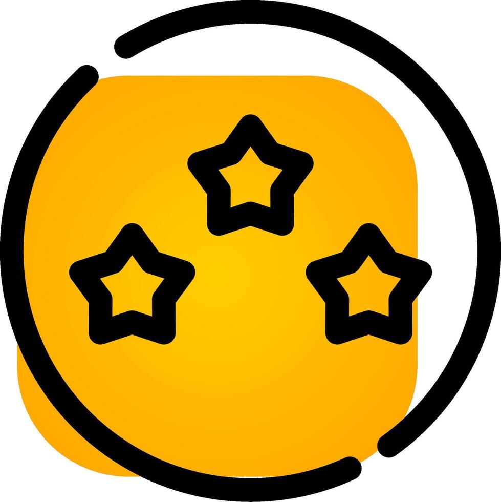 Glyph Gradient Circle Design vector
