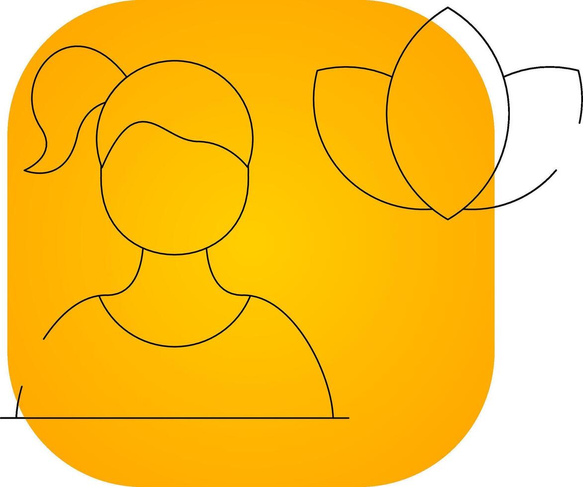 Meditation Creative Icon Design vector